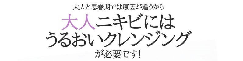 時短でニキビ跡がキレイになるディープミネラルクレンジング　情報サイト